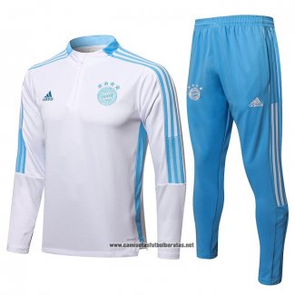 Chandal de Sudadera del Bayern Munich 2021-2022 Blanco