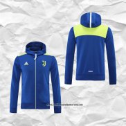 Chaqueta con Capucha del Juventus 2021-2022 Azul