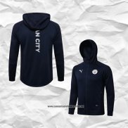 Chaqueta con Capucha del Manchester City 2021-2022 Azul