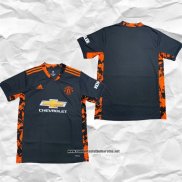 Manchester United Camiseta Portero 2020-2021 Negro Tailandia