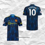 Tercera Manchester United Camiseta Jugador Rashford 2021-2022