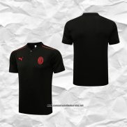 AC Milan Camiseta Polo del 2021-2022 Negro