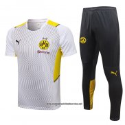 Chandal del Borussia Dortmund 2021-2022 Manga Corta Blanco