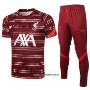 Chandal del Liverpool 2021-2022 Manga Corta Rojo