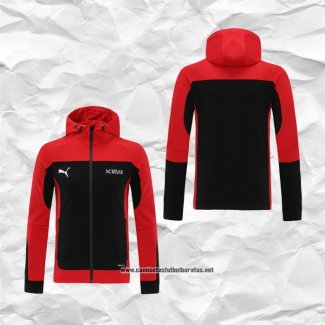 Chaqueta con Capucha del AC Milan 2021 Rojo