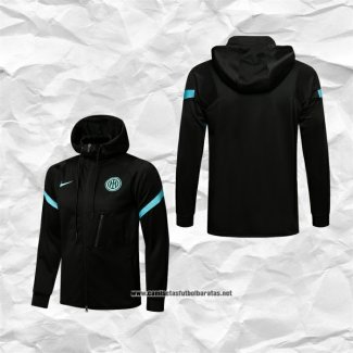 Chaqueta con Capucha del Inter Milan 2021-2022 Negro