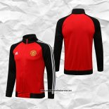 Chaqueta del Manchester United 2021-2022 Rojo y Negro