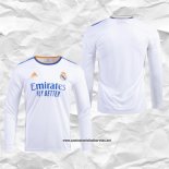 Primera Real Madrid Camiseta 2021-2022 Manga Larga