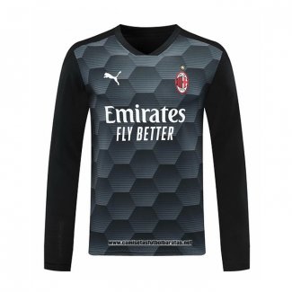 Segunda AC Milan Camiseta Portero 2020-2021 Manga Larga