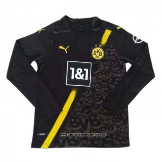 Segunda Borussia Dortmund Camiseta 2020-2021 Manga Larga