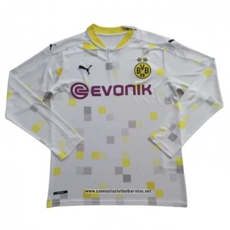 Tercera Borussia Dortmund Camiseta 2020-2021 Manga Larga