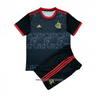 Tercera Flamengo Camiseta Nino 2021