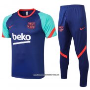 Chandal del Barcelona 2021 Manga Corta Azul