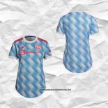 Segunda Manchester United Camiseta Mujer 2021-2022