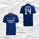 Segunda Real Madrid Camiseta Jugador Casemiro 2021-2022