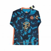 Tercera Chelsea Camiseta 2021-2022 Manga Larga