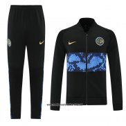 Chandal de Chaqueta del Inter Milan 2021-2022 Negro