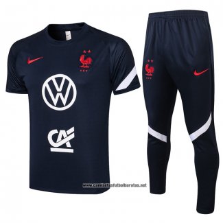 Chandal del Francia 2021-2022 Manga Corta Azul