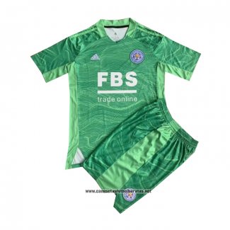 Leicester City Camiseta Portero Nino 2021-2022 Verde