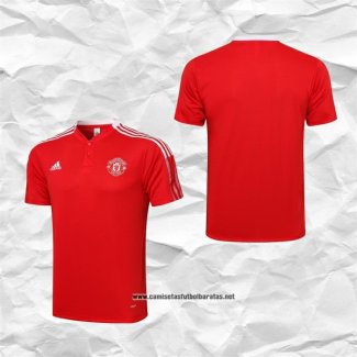 Manchester United Camiseta Polo del 2021-2022 Rojo