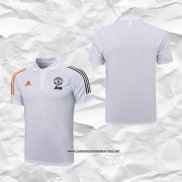 Manchester United Camiseta Polo del 2021-2022 Blanco