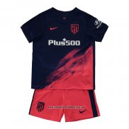 Segunda Atletico Madrid Camiseta Nino 2021-2022