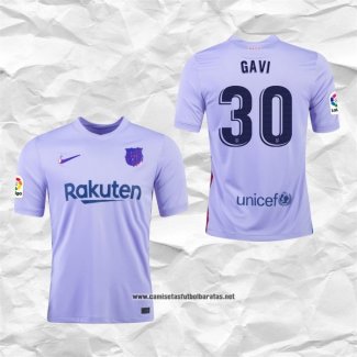 Segunda Barcelona Camiseta Jugador Gavi 2021-2022