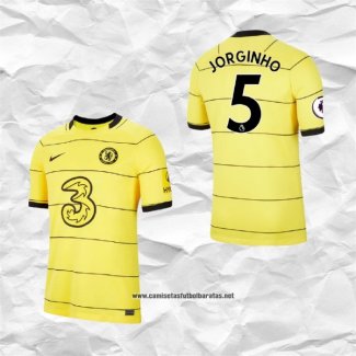 Segunda Chelsea Camiseta Jugador Jorginho 2021-2022