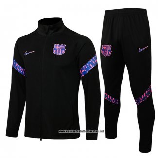 Chandal de Chaqueta del Barcelona 2021-2022 Negro