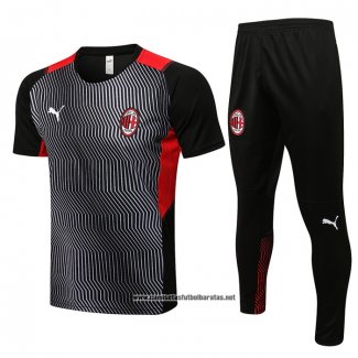 Chandal del AC Milan 2021-2022 Manga Corta Gris