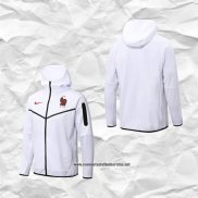 Chaqueta con Capucha del Francia 2022-2023 Blanco