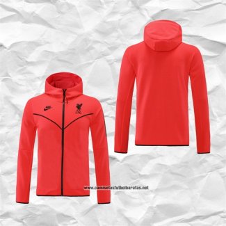 Chaqueta con Capucha del Liverpool 2021-2022 Rojo