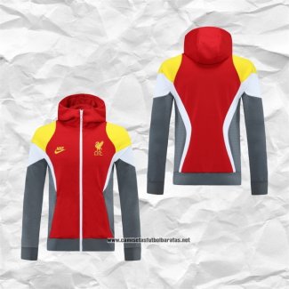 Chaqueta con Capucha del Liverpool 2021-2022 Rojo