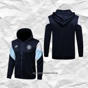 Chaqueta con Capucha del Manchester City 2021-2022 Azul