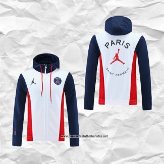 Chaqueta con Capucha del Paris Saint-Germain 2021-2022 Blanco