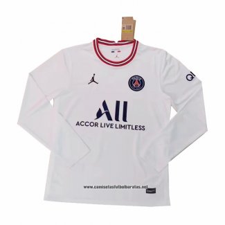 Cuarto Paris Saint-Germain Camiseta 2021-2022 Manga Larga