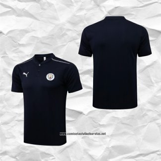 Manchester City Camiseta Polo del 2021-2022 Azul