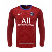 Paris Saint-Germain Camiseta Portero 2020-2021 Manga Larga Rojo