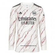 Segunda Arsenal Camiseta 2020-2021 Manga Larga