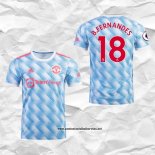 Segunda Manchester United Camiseta Jugador B.Fernandes 2021-2022