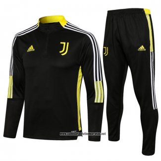 Chandal de Sudadera del Juventus Nino 2021-2022 Negro