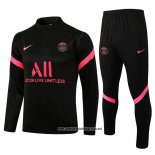 Chandal de Sudadera del Paris Saint-Germain 2021-2022 Negro