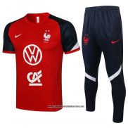 Chandal del Francia 2021-2022 Manga Corta Rojo