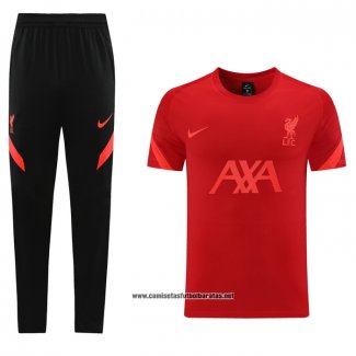 Chandal del Liverpool 2021 Manga Corta Rojo