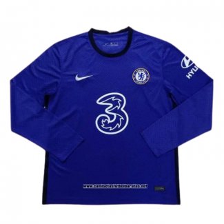 Primera Chelsea Camiseta 2020-2021 Manga Larga